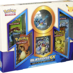 pokemon box set red & blue blastoise ex 20th anniversary