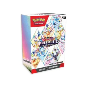 pokémon tcg: scarlet & violet prismatic evolutions booster bundle (6 packs)