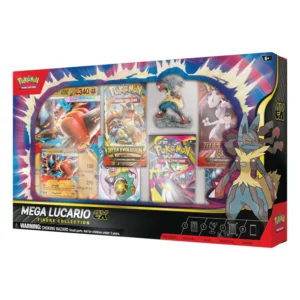 pokémon tcg: mega lucario ex figure collection