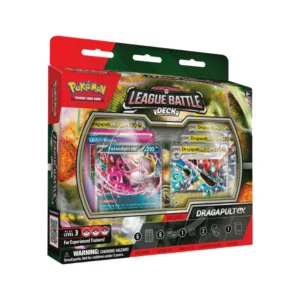 introduction the dragapult ex league battle deck is a preconstructed, playable deck focused on dragon and ghost type tactics centered on dragapult ex. designed for easy play right out of the box, this league battle deck includes a full 60 card list, promotional or foil variants of the featured card, and essential accessories for league and casual play. each unit we offer is authenticated and inspected to ensure packaging integrity for sealed items and card/accessory condition for opened decks. h2 — key features & benefits ready to play 60 card deck optimized around dragapult ex — great for beginners and league players. includes promotional or foil drift/draft dragapult ex card (varies by run) and game accessories. comes with strategy guide/tech insert to help new players learn deck synergies. sealed or near mint options — sealed units preserve collector/display value; opened units are play ready. ideal for immediate league play or as a base for customization and upgrades. professional inspection and optional photo documentation for high value listings. secure packaging and optional insurance for safe shipment. h2 — box contents & specifications product name: pokémon tcg — dragapult ex league battle deck typical contents (may vary by print/run): 60 card dragapult ex deck, foil/promo dragapult ex card, deck box, damage counters, status markers, coin, strategy insert/quick start guide, and possibly art card or checklist. card types: main pokémon (dragapult ex), supporting pokémon, trainers, and energy cards according to the preconstructed list. finish / foil: promo or featured card may be foil or alternate print depending on edition. condition: sealed (factory shrink) or near mint / excellent if opened — detailed per listing. language & region: english standard unless specified otherwise. release year: see item specifics. h2 — why this deck is valuable the dragapult ex league battle deck offers immediate playability with a competitive focus, making it an excellent pick for players joining league nights or practicing deck strategy. for collectors, sealed league decks remain attractive due to included promos and the convenience of a complete, themed product. the featured dragapult ex promo card and any foil variants can be of interest to graders and collectors, especially when preserved in sealed condition. h2 — condition & authenticity guarantee we ensure authenticity and accurately describe condition for every deck: all units sourced from authorized distributors or verified retail stock—no counterfeits. sealed items inspected for original factory shrink and box integrity; opened units evaluated for card and accessory condition. high value listings can include high resolution photos upon request. we handle opened cards with gloves and store them in sleeves and top loaders/rigid holders for transit. h2 — packaging & shipping protection collector safe packing includes: inner cushioning: bubble wrap, foam, or padded inserts to prevent crushing. structural reinforcement: double walled boxes and corner protection for transit. moisture protection: desiccant packets included when appropriate. tamper evident sealing and optional insured, signature required shipping on high value items. tracking provided for every shipment so you can monitor delivery. h2 — fast worldwide shipping processing: typically ships within 1–2 business days. shipping options: tracked domestic and international carriers; express options available. customs: international buyers are responsible for duties and taxes; documentation provided on request. support: tracking updates and customer support available through delivery. h2 — why buy from us? verified authentic pokémon products and transparent condition descriptions. collector friendly handling and packaging standards. fast processing, tracked shipping, and optional insurance for expensive orders. responsive customer service and additional photos available by request. trusted by players and collectors for accurate listings and safe fulfillment. h2 — ideal for this product is ideal for: new players wanting a ready to play competitive deck. league participants seeking an off the shelf deck for tournaments and practice. collectors who value included promos and sealed presentation. graders and resellers interested in promo cards and sealed product. gift buyers looking for a complete pokémon tcg experience. h2 — legal / product disclaimer listing is for the pokémon tcg: dragapult ex league battle deck; exact print run contents may vary—consult item specifics. condition terms refer to the boxed product; booster like randomization does not apply to preconstructed decks. we do not guarantee future market appreciation or specific card performance. any graded cards will be listed with the official grading company and grade details if applicable. h2 — faq is this dragapult ex league battle deck authentic? yes — all decks are authentic and sourced from verified distributors. we inspect factory seals and packaging. what does the deck include? typical contents: a 60 card dragapult ex deck, promo/foil dragapult ex card, deck box, damage counters, coin, and a strategy insert. exact contents may vary by print run. is the deck sealed? we list sealed units as sealed — mint shrink or sealed — light shelf wear. opened units are described with condition notes and photos when available. can i use this deck in official play? yes — preconstructed league battle decks are designed for casual and league play. tournament legality depends on current format rules—verify with your league/tournament organizer. can i upgrade or customize the deck? absolutely — the deck is a great starting point for tech swaps, card substitutions, and upgrades to fit your local meta. how is the item packaged for shipping? we use collector grade packing: rigid inserts, bubble wrap, corner protection, desiccants, and reinforced outer boxes. insurance and signature delivery available. do you ship internationally? yes — tracked international shipping is available. buyers are responsible for customs duties and taxes. h2 — strong closing call to action order the pokémon tcg: dragapult ex league battle deck today — choose sealed for maximum collector value or near mint if you want a ready to play deck. buy now for authenticated product, careful packaging, and fast worldwide shipping.