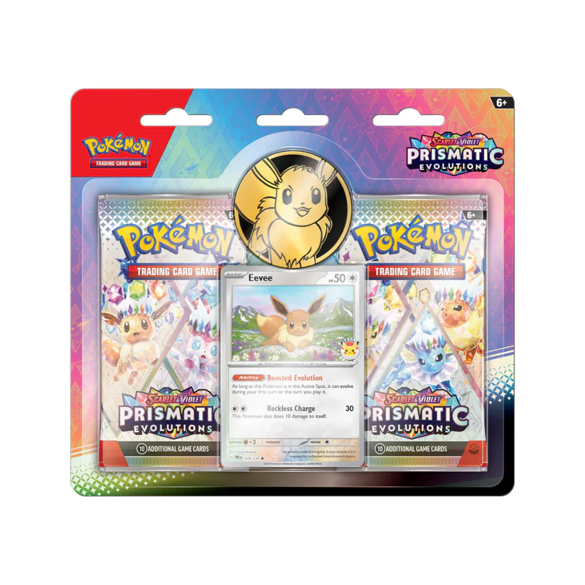 pokémon scarlet & violet prismatic evolutions 2 pack blister