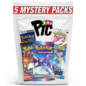 premier packs 5 pokémon mystery booster packs (1995 2026)7