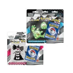 pokémon tcg: scarlet & violet black bolt & white flare tech sticker collection