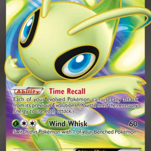 Celebi EX - 141/149 - Pokemon Boundaries Crossed Black White Full Art Card (NEAR MINT)