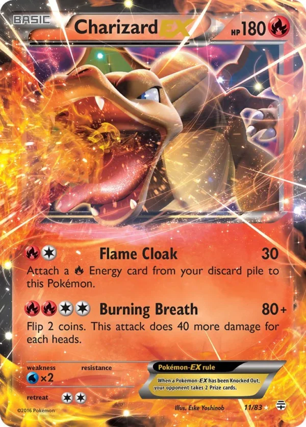 Charizard EX – 11/83 – Ultra Rare - Premium Pokemon Card