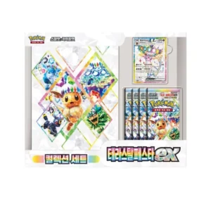 pokémon terastal festival collection binder set espeon promo (korean prismatic evolutions)