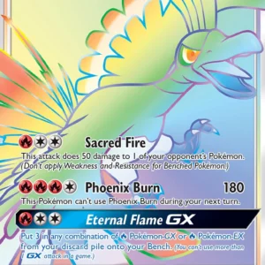 Pokemon TCG: Ho-Oh GX - SM80 - SM Black Star Promos - SM Black Star Promos