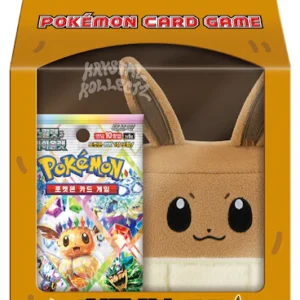 pokemon card game scarlet & violet eevee deck case terastal ex (korean prismatic evolutions)