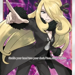 pokemon ultra prism cynthia 148/156 full art trainer