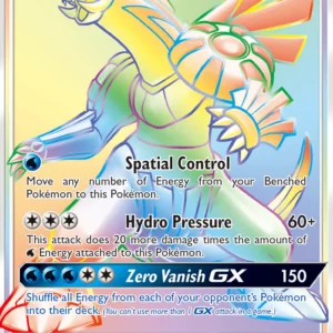 Palkia GX - 165/156 - HYPER SECRET RARE - Pokémon Ultra Prism